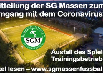 Mitteilung der SG Massen zum Umgang mit dem Coronavirus