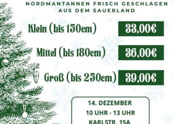 Weihnachtsbaumverkauf 2024