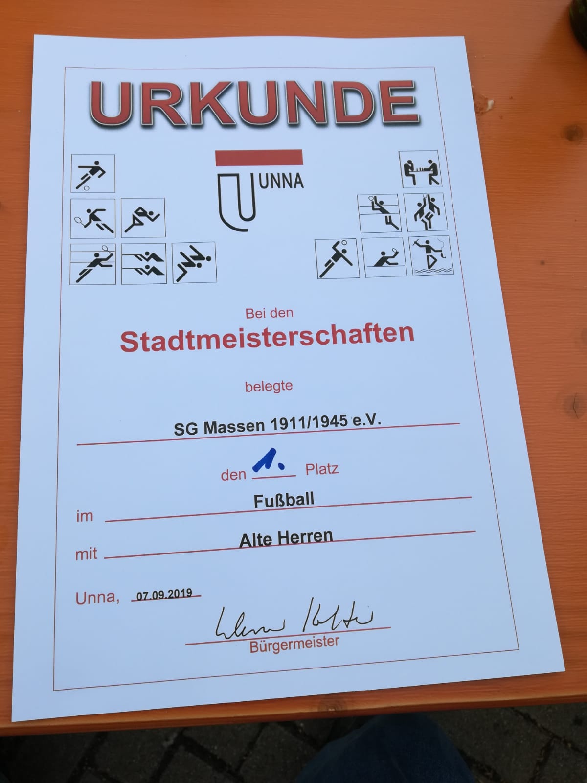 Alte Herren ist Unna’s Stadtmeister 